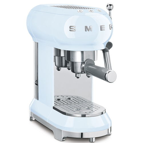 Ekspres do kawy, kolbowy, 1 l, 149x330x303 mm, pastelowy błękit | SMEG, 50’s Style
