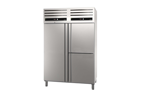 Szafa mroźnicza 3-drzwiowa, 1400 l, GN 2/1, 1318x842x2040 mm | ASBER, Green Line