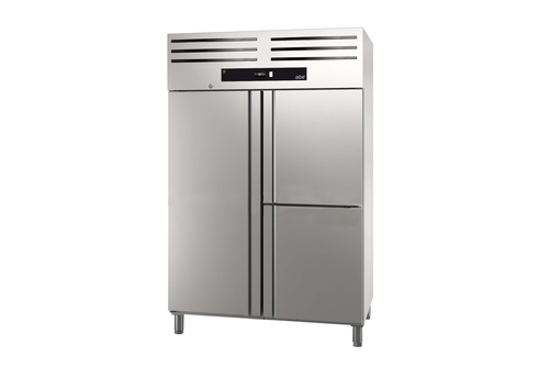 Szafa chłodnicza 2-temperaturowa, 3-drzwiowa, 1400 l, GN 2/1, 1318x842x2040 mm | ASBER, Green Line