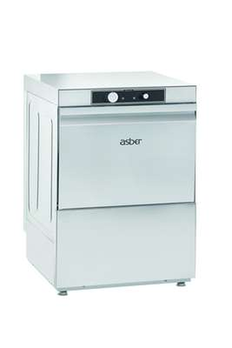 Zmywarka do naczyń z dozownikiem płynu myjącego i nabłyszczającego, kosz 500x500 mm, 600x600x820 mm | ASBER, GE-510 DD