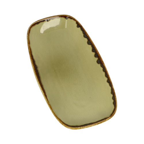 Talerz płytki prostokątny 298x153 mm | DUDSON, Harvest Green