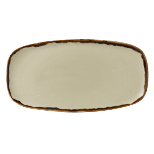 Talerz płytki prostokątny 298x153 mm | DUDSON, Harvest Linen