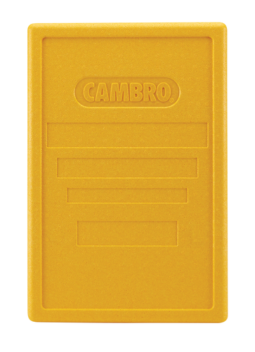 Pokrywa do pojemników EPP180, EPP180S i EPP160, 600x400x34 mm, żółta | CAMBRO, GoBox