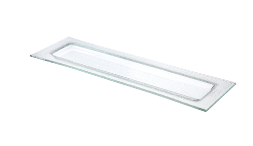 Taca szklana GN 2/4, 530x162 mm, przezroczysta | FINE DINE, Vetro