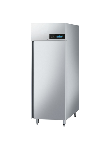 Szafa mroźnicza, 1-drzwiowa, prawy zawias, ze stali nierdzewnej, własne chłodzenie, GN 2/1, 650 l, 0,42 kW, 695x810x2020 mm | RILLING, Linia 650