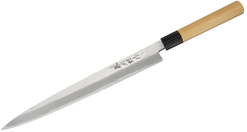 Damascus Yanagi-Sashimi 300 mm, leworęczny | TOJIRO, Sashimi/Deba