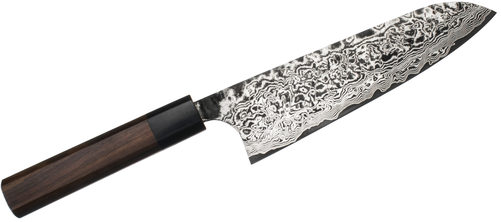Ręcznie kuty nóż Santoku 18cm | TAKESHI SAJI, H-R2D-SA-180RW