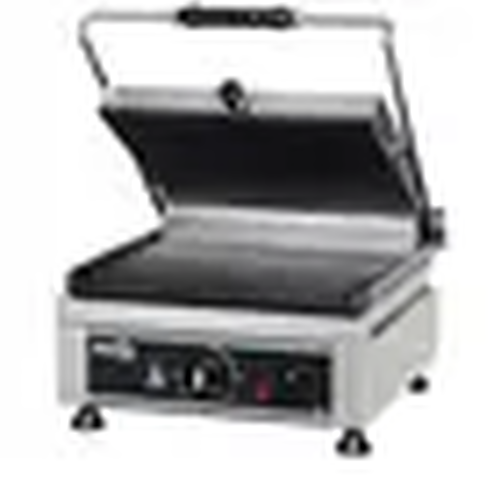 Grill kontaktowy, ryflowany, 2,5 kW, 230/400V, 410x500x300 mm | POTIS, PK 2735